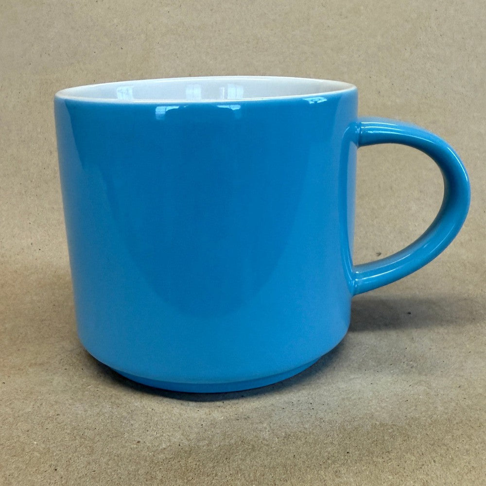 Starbucks Light Blue Etched White Letters Mug-2012